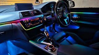 Super Nice BMW 4 Series Gran Coupe F36 Ambient Lighting Install - LED Bead Symphony Kit