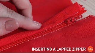 Inserting a Lapped Zipper for Beginners | Sewing Tutorial with Callie Works-Leary