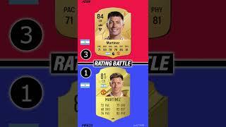 Argentina Players Now vs 2 Years Ago Rating Battle #FC25 #Shorts #Fifa23
