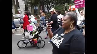 March for Black Women Sept 30, 2017 Aspie Chris filming