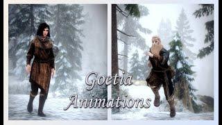 [Skyrim SE/AE] Goetia Animations - Idle Walk And Run v1.1 + Sprint Animations 1.0 Female and Male