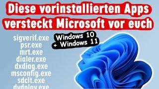 Versteckte und geheime Apps und Programme in Windows 11 und Windows 10