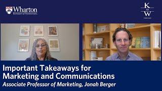 What Holds Attention? Marketing Professor Jonah Berger — Knowledge at Wharton Podcast