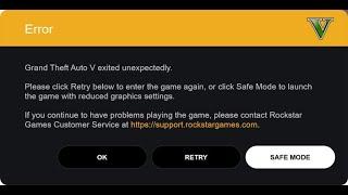 GTA 5/RDR 2 ONLINE UNEXPECTEDLY ERORR FIX/ НЕПРЕДВИДЕННАЯ ОШИБКА #gtafixbyalex #fixbyalex