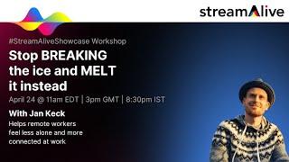 Stop BREAKING the ice and MELT it instead with Jan Keck