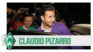 Claudio Pizarro: "Freue mich sehr, wieder hier zu sein!" I SV Werder Bremen