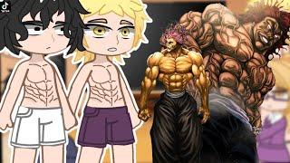 kengan ashura react to baki ll part 2 ll gacha reaction ll baki ll kengan ashura ll subscribe 