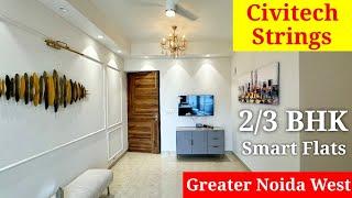 Spacious 2-BHK, 3-BHK Smart Flats | Affordable House in Sec-12 Greater Noida West | Civitech Strings