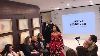 Fashion show. Yuliya Magdych. Ukrainian house. Davos 2019