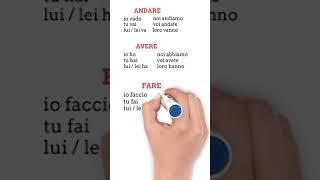 Irregular verbs in italian with #fluentiano #learnitalian