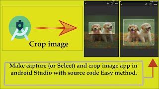 How to crop image in android studio || image cropping || Easy Method