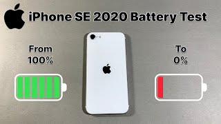 iPhone SE 2020 Battery Test in 2024| 100% To 0%