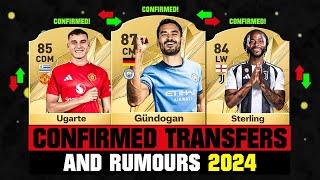 FIFA 25 | NEW CONFIRMED TRANSFERS & RUMOURS!  ft. Gundogan, Ugarte, Sterling... etc