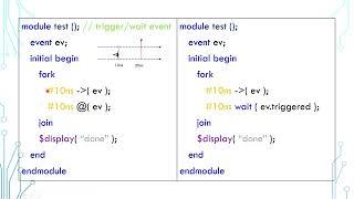 SystemVerilog Tutorial in 5 Minutes - 11 Events