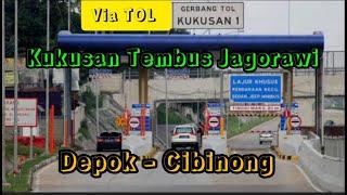 Depok - Cibinong Via Tol Kukusan Jagorawi