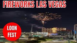 FIREWORKS and Loon Fest Las Vegas LIVE Stream - fireworks in downtown Las Vegas ￼