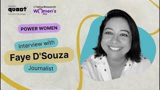 Women's Day Special: Faye D'Souza Talks Investments and Empowerment | Value Research