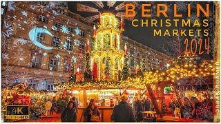 Berlin, Germany - Christmas Markets at Alexanderplatz & Berlin Palace in 2024 ️ WALKING TOUR 4K 