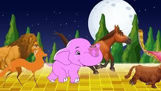 WILD Animal Stampede CHAOS in 3D Cartoon Animation!