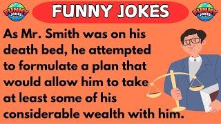 FUNNY JOKES | Can You Take Money to the Afterlife? This Lawyer Found a Way! 