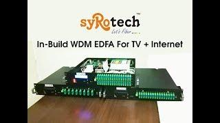 In-build WDM EDFA...For TV + Internet