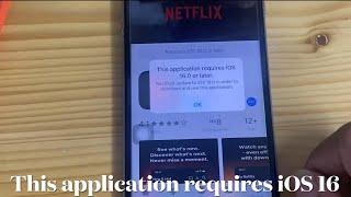 This application requires ios 16.0 or later | Unable to purchase on iPhone and iPad