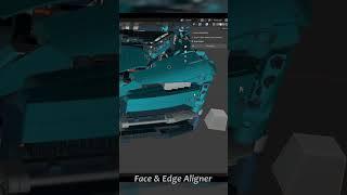Face and Edge Align in Blender Addon Tool Trick Latest Trending Top   #blender3d#blender #align #ia