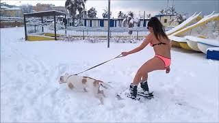 Neve a Rimini 2018 - Bagno 78 Sabbia d'Oro e Bagno 76 Zaffiro