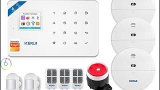 KERUI W181 Tuya Smart Home Alarm Wireless GSM Security Alarm System With Motion Detector