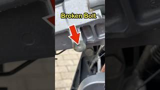 How to remove a broken bolt! #summeronshorts