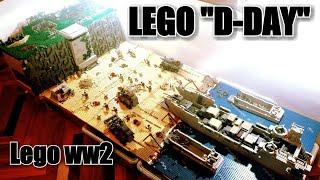 LEGO WWII ДИОРАМА: ДЕНЬ Д. ОВЕРЛОРД. Высадка в Нормандии. Лего самоделка