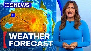 Australia Weather Update: Wet and stormy conditions for Sydney | 9 News Australia