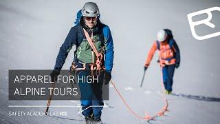 Apparel for high alpine touring: merino underwear, softshell jacket, etc – Tutorial (2/18) | LAB ICE