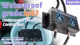 APISQUEEN U5/U92 underwater thruster waterproof control box introduction and demonstration