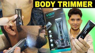 Vgr trimmer review in hindi | Unboxing vgr trimmer | Body trimmer review | Vgr trimmer