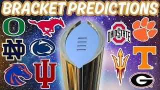 *PERFECT* FULL College Football Playoff Bracket Predictions!