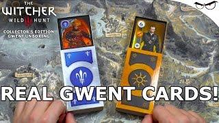 Witcher 3: Real Gwent Cards / Decks! [Witcher 3 Collector's Edition Unboxing]