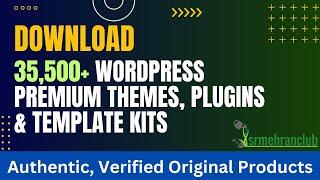 Download Premium Themes, Plugins & Template Kits | Best WordPress GPL Website | SrMehranClub Review