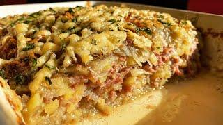 Запеканка с ФАРШЕМ и КАРТОФЕЛЕМ + КАПУСТА!Casserole with minced potatoes and cabbage!