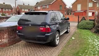 bmw e53 X5 3.0d exhaust compilation