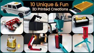 3D Printing at Its Finest!  10 Next-Level 3D Prints You Have to See!  #3DPrinting