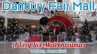 Christmas at a Live Mall: Danbury Fair Mall, Danbury, Connecticut. December 2022.