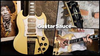 Gibson Custom Shop Jimi Hendrix Signature 1967 SG Custom Reissue 2020 | Demo by Paul Audia
