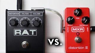 MXR Distortion III vs. ProCo RAT