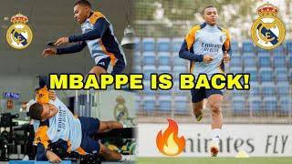 BIG BOOST!KYLIAN MBAPPE IS BACK TO REAL MADRID TRAINING | Courtois & Lunin Training,Madrid Training