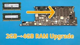 Upgrading RAM on a First Generation MacBook Air