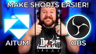 The BEST way to create Shorts! | ~ Vertical Canvas Plugin ~ | #aitum #obs #verticalvideo