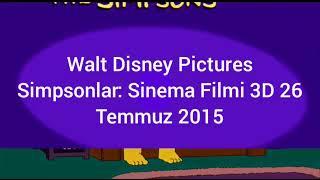 Simpsonlar: Sinema Filmi 3D 2015 Re-Releases Trailer (Turkish)