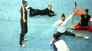 Bessonova and Kondakova Dancing - EUSKALGYM 2011