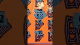 INSANE $50,000 WINNER #floridalottery #scratchofftickets #foryou #lottery #fypシ